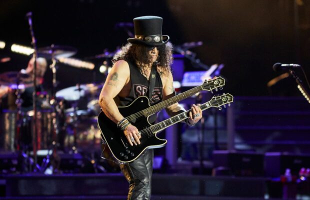 Slash Taps Into the Blues with Brian Johnson and Steven Tyler